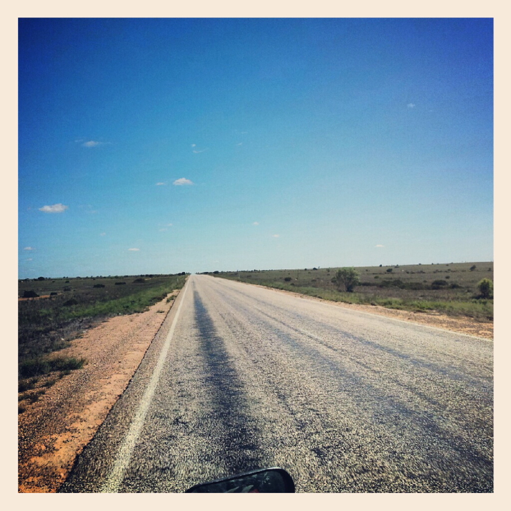 Driving across the Nullarbor, Australia